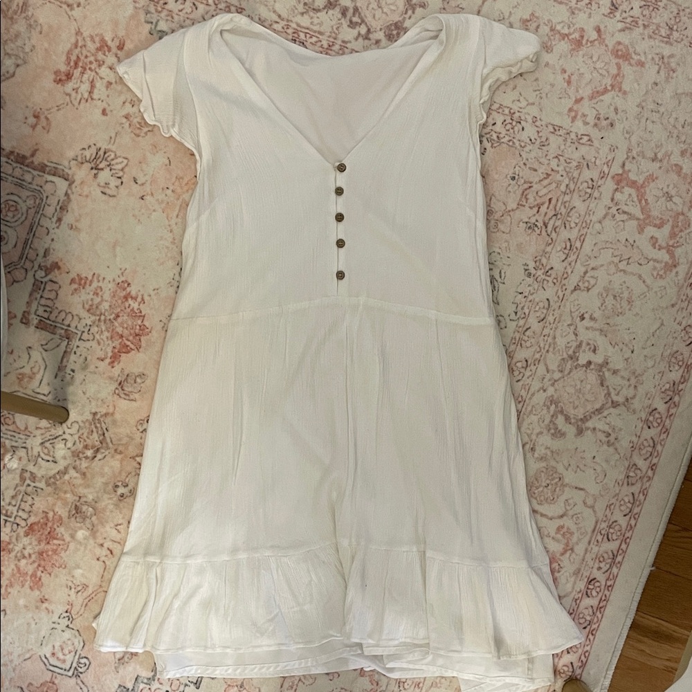 Elegant White Midi Dress